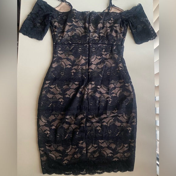 GUESS LACE BODYCON COCKTAIL DRESS - Picture 5 of 6